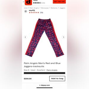 Palm angels Large joggers